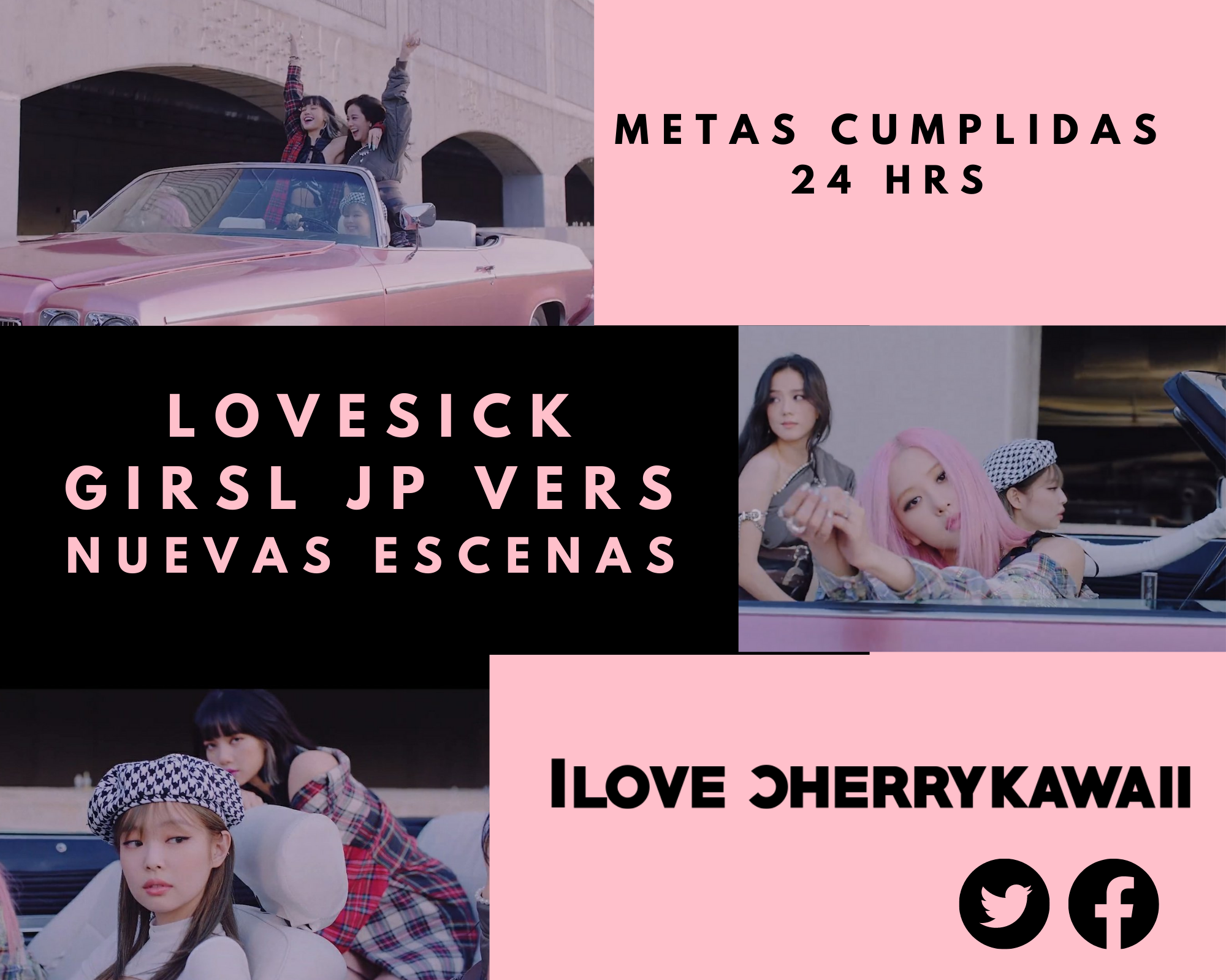 LOVESICK GIRLS JP VER | METAS CUMPLIDAS PRIMERAS 24 HORAS 