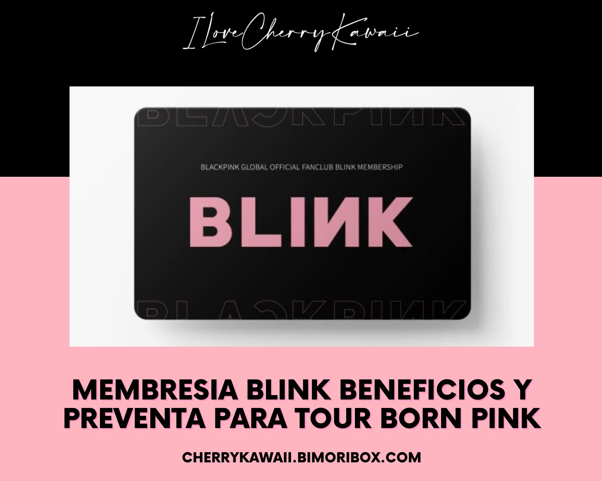 MEMBRESIA BLINK BENEFICIOS Y PREVENTA PARA TOUR BORN PINK