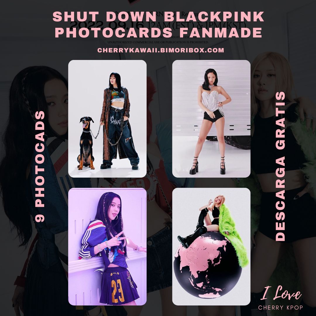 Photocards Fanmade De BlackPink Shut Down - DongSong Shop